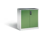 C+P Werkstattschrank | HxBxT 100x93x50cm | Lichtgrau/Resedagrün von PROREGAL