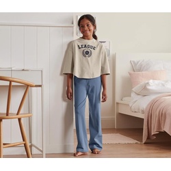 Tchibo - 2 Jersey-Pyjamas - Gr. 134/140 - dunkelblau