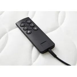 Westfalia Schlafkomfort Boxbett, grau, B:114cm L:210cm, Box und Kopfteil: Feinstrukturstoff (77% Polyester und 23% Viskose);Bezug der Obermatratze: 100% Polyester, WESTFALIA SCHLAFKOMFORT, Komplettbetten, Boxspringbett, mit Motor in diversen Ausführungen