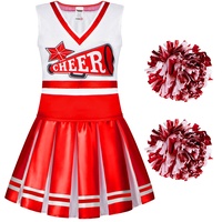 Spooktacular Creations Cheerleader Kostüm für Mädchen, Schulkind Cheer Kostüm Outfit, Halloween Kostüm, Karneval Kostüm, XL (13-15 Jahre)