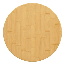 furnicato vidaXL Tischplatte Ø50x1,5 cm Bambus
