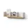 livinity® Bücherregal 90 x 20 x 24 cm Weiß/Goldkraft Eiche