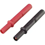 VOLTCRAFT MSL-505starre Messspitzen-Verlängerung kurz CAT III 1000 V, CAT IV 600 V, 10 A, paar