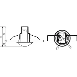 Theben Bewegungsmelder theMovaS360-101DE WH