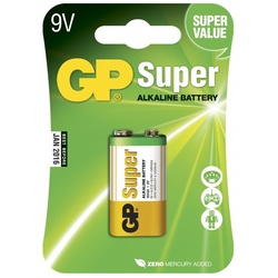 Gp Super Alkaline Alkaline Batterie 9V-Block 6Lr61 0301604Ac1