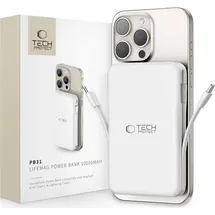 TECH-PROTECT PB31 LifeMag Magsafe Power Bank 10000 Mah Weiss - Weiß