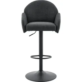 Hela Barhocker HOLLY 51,5 x 96 x 53 cm Grau/Schwarz