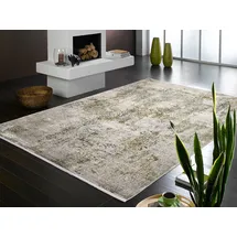 OCI DIE TEPPICHMARKE OCI CAVA", Teppich BES04 963 grau-grün 300 x 400 cm