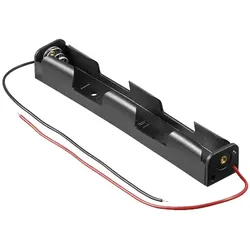 Goobay BH AA 2xAK, Passive Halterung, Schwarz