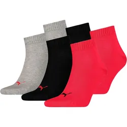 6 Paar Puma Unisex Quarter Socken Sneaker Gr. 35 - 49  für Damen Herren Füßlinge 47/49