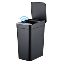 Relaxdays Mülleimer 9 l Schwarz