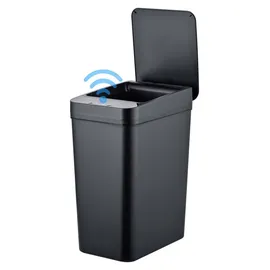 Relaxdays Mülleimer 9 l Schwarz
