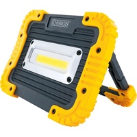 Schwaiger LED Arbeitsleuchte WLED90 513, COB-LED, Weiß, mehrstufig einstellbarer Standfuß, batteriebetrieben schwarz