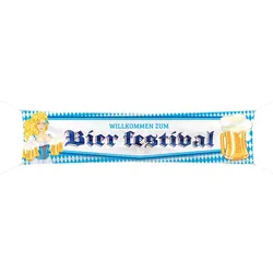 Bier Festival Banner Bier Liesl 1,8m x 40cm