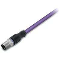 WAGO 756-1403/060-100 Sensor-/Aktor-Datensteckverbinder, konfektioniert M12 Stecker, gerade 10.00m P