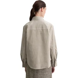 Marc O'Polo Hemdjacke MARC O'POLO "aus Organic Cotton Stretch", Damen, Gr. 36, chalky mauve, Obermaterial: 98% Baumwolle, 2% Elasthan, unifarben, loose fit, Manschette, Jacken