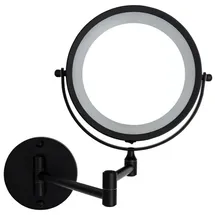 RIDDER Kosmetik-Hängespiegel Mary mit LED schwarz | Gr.: onesize