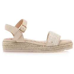 Mustang Kids für Mädchen. 48963 Sandalen 48963 beige (30), Wohnung, Schnalle, Lässig, Kinderbekleidung