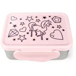 ergobag Edelstahl-Brotdosen Rosa