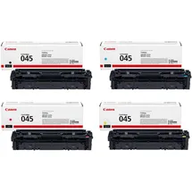 Canon Original Toner 045 4er-Set schwarz, cyan, magenta, gelb (OP1242C002)