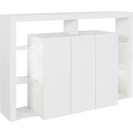 INOSIGN Highboard »Essential«, Höhe ca. 100 cm weiß