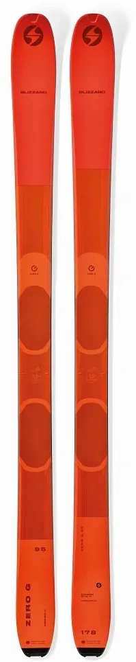 BLIZZARD Tourenski ZERO G 095 FLAT - Hr., 001 orange (Tourenski 164 cm)