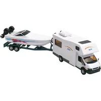 Happy People 30007 - Motorhome mit Anhänger 1:50
