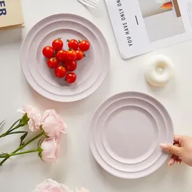 JIWOO Frühstücksteller Ø21 cm lila 4er Set