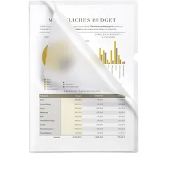 DURABLE SICHTHÜLLE A4 AUS HARTFOLIE PREMIUM 100 Stück