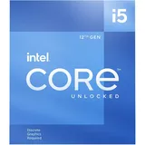 Intel Intel® CoreTM i5-12600KF 12. Generation Desktop Prozessor (Basistakt: 3.7GHz Turboboost: 4.9GHz, 6 Kerne, LGA1700, RAM DDR4 und DDR5 bis zu 128GB)