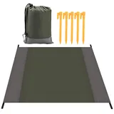 Jinlaili Picknickdecke Wasserdicht, 200x210CM Stranddecke Sanddicht, Campingdecke, Leichte Stranddecke mit Feste Nagel und Karabiner, Übergroße Picknickdecke für Picknick Camping Strand Wandern Reisen