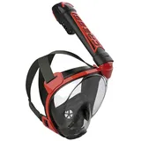 Cressi Duke Schnorchelmaske - Dark / Red - S-M