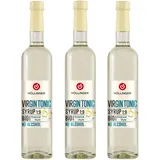 Höllinger Bio Cocktailsirup Virgin Tonic - Vegan, 3x500ml Glas Flasche - alkoholfreier Cocktail