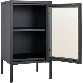 VCM Vitrine Dalby 38 x 35 x 70 cm Schwarz