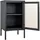 VCM Vitrine Dalby 38 x 35 x 70 cm Schwarz