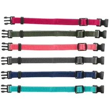 Trixie Junior Welpenhalsband Fuchsia/Grafit/Indigo S–M 17–25 cm/10 mm