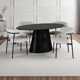 Furnhouse Esszimmerstuhl 2er-Set Diana ¦ creme ¦ Maße (cm): B: 55 H: 70