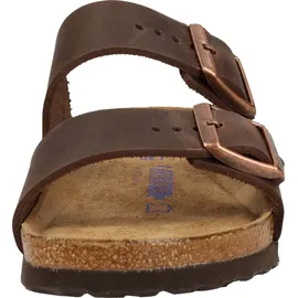 Birkenstock Arizona Weichbettung Nubukleder geölt schmal habana 36