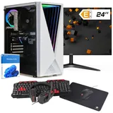 dcl24.de Gaming-PC Intel Core i5 12400 2023 24" LED 4,4 GHz 16 GB RAM 500 GB SSD GeForce RTX 3050 Windows 11 Pro