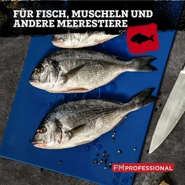 FMprofessional Schneidebrett-Set Kunststoff 1-tlg. 45 x 30 cm Blau