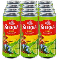 Sierra Lime Margarita 10 % Vol 0,25 Liter, 12er Pack
