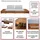 MCW Garten-Garnitur MCW-L28, Lounge-Set Sitzgruppe Lounge-Sessel Sofa, Spun Poly Akazie Holz MVG - Polster hellgrau