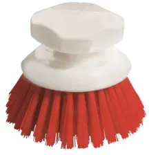 Haug Knopfbürste, Ø 120 mm 87431 , Besatzfarbe: rot