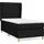 vidaXL Boxspringbett 100 x 200 cm Schwarz