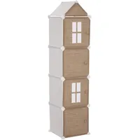 Atmosphera Créateur d'intérieur Atmosphera - Kinderregal Column - Metall und Jute - Beige