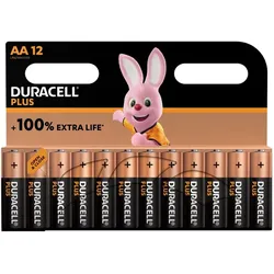 Duracell Plus AA (MN1500/LR6) 12er Blister