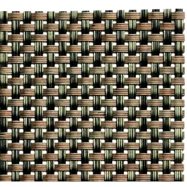 APS 60552 Servietten- und Bestecktasche, 6er-Set, 24 x 9 cm, beige/braun, PVC