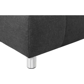 MAINTAL Polsterliege Malea mit Bettkasten 107 x 218 cm grau