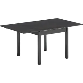 Hammel Furniture Esstisch HAMMEL FURNITURE "Basic Dinex, ausziehbar, mit Einlegeplatten - Furnier/Massivholz", grau (wenge), B:90cm H:76cm T:90cm, Tischplatte: Furnier gebeizt und lackiert;Gestell: Massivholz, Tische, Esstisch, Furnier / Massivholz, in zwei Breiten,