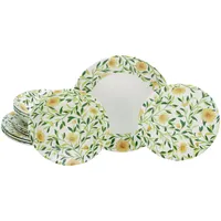 CreaTable Geschirrset, Amarilla (12 Stück)